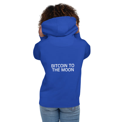 Damen Bitcoin To The Moon Hoodie