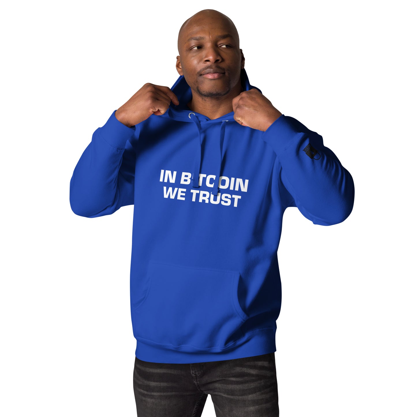Herren In Bitcoin We Trust Hoodie